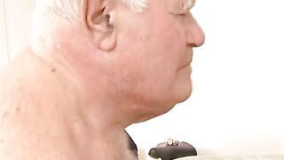 Over 80 year old goes to happy ending massage to fuck again