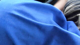 Algerian prostitute fucks in car in the parking lot of McDonald's in Marseille