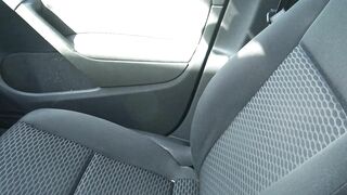 Algerian prostitute fucks in car in the parking lot of McDonald's in Marseille