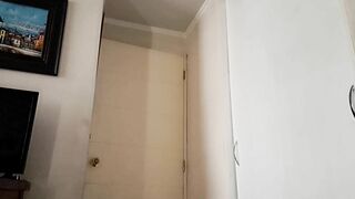 My husband's son is waiting for me naked to fuck and the neighbors are looking at me through my window