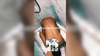 فيديو حصري لمستريس عربية تروض عبدها في الحمام(الجزء الثاني)