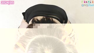 [POV] Wearing garter stockings and blowjob with full view of the butt [Japanese] Asian