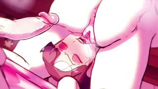 Hardcore Threesome Fucked Her Best Friend Cummed All Over