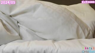 [ASMR] Ear licking on the bed in underwear [Japanese] Big breasts Asian binaural