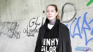 SCOUT69 - GERMAN SCOUT - Crazy German Tattoo Model Lisa Rocketcock Pickup for Casting Fuck