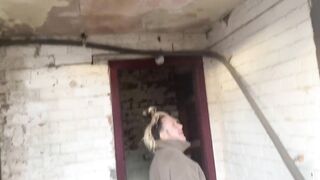 Cracky flashes as she shows off Her new home