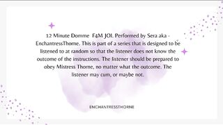 Femdom JOI Denial 01