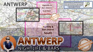 Street Map of Antwerp, Belgium with Indication where to find Streetworkers, Freelancers and Brothels. Also we show you the Bar, Nightlife and Red Light District in the City.