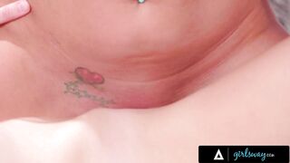 Big Titted MILF Seduces Stepson's GF