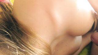 HOME-MADE LONG HANDJOB AND CUM WITH HOT TEEN - STEPSISTER