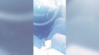 Risky PUBLIC Car MASTERBATION people walking by ????????????????????????????