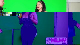 ¿Conseguiré el trabajo después de chuparles las pollas? Dos pollas para la Milf cachonda