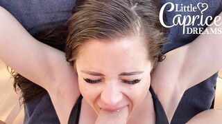LITTLE CAPRICE gets pussy public fucked on the pool POVDREAMS com