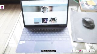 GOTCHA! Watch me fuck the lawyer bitch: Sandy Lou (From France) - SNAP-FUCK