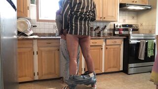 Moroccan Wife Gets Creampie Doggystyle Quickie In The Kitchen