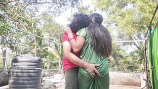 Out door sex, Vaishnavy and Sharun Raj out door romance and sex, Mallu couple hot romance with sex in terrace