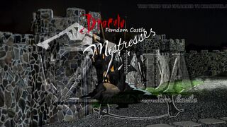 Crushing the slaves testicles - Extreme CBT - Zeida and Luciferia
