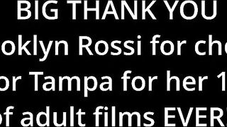 Brooklyn Rossi Sucks Dick, Gets Fucked and Blasted With HUGE Load Of Cum