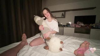 I RIPPED STEP SISTER'S PANTIES AND FUCKED WILD