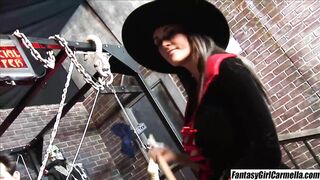 Carmella Bing and Lucy share dick in threeway, banged ass