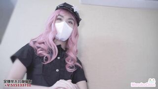 Sex Police Fall into my Trap Got restricted on the Swing and Fucked! Creampie!