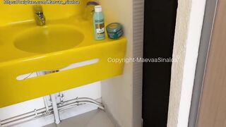 SWINGER COUPLE - My husband films me and the condom breaks while I fuck with a libertin