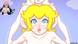 La princesa Mario fue follada duro por su amiga