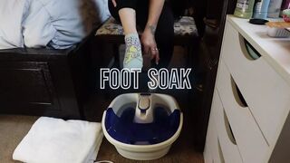 Watch the Suds Dance Around My Tiny, Tired Soles