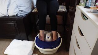 Watch the Suds Dance Around My Tiny, Tired Soles