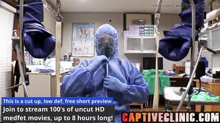 Uniform Testing #3: Blue Coveralls, Face Coverings, Assorted Gloves