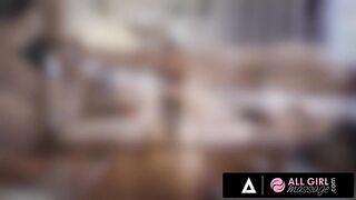 ALL GIRL MASSAGE - Two Bubbly A Steamy Threesome With Older Lesbian Masseuse - Vina Sky