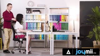 JOYMII - Sexy Nikki Fox Gets Fucked At The Office By A Coworker - Nikki Sexx