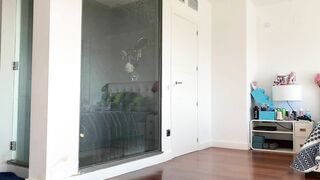Thick Japanese wife gets passionate sex from hubby who caught her fucking a dildo in the hot tub *^*