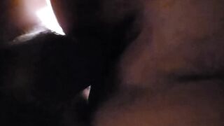 Underneath Doggy Closeup with Dripping Creampie