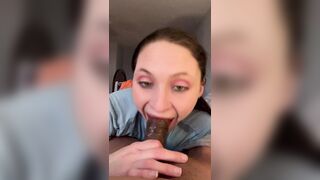 Thick Cock BBC Used My Tight Teen Throat