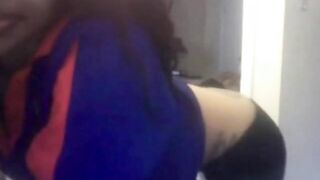 Ebony Amateur with Big Tits on Webcam (CreamyExotica )