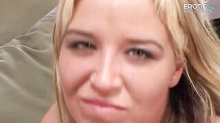 Juergen gagging until it cums on the tits