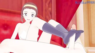 Sonoko Suzuki and I have intense sex in the bedroom. - Detective Conan Hentai