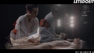Vanessa Decker Gives Stud Hot Massage Then Rides Him Good - LETSDOEIT