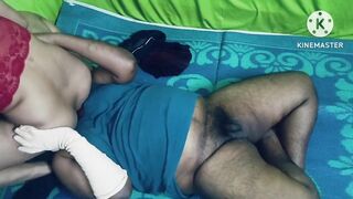 Stepson fuck stepmom with her new husband in share bed till cum in pussy and mouth