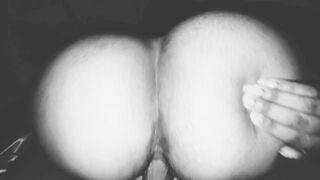 Reverse cow girl with my big ass riding my step brother cock