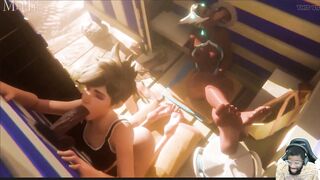 Sombra Watches Gloryhole Deepthroating, Bald Pussy Natasha Fucking, Huge POV Galacta Face Fucking