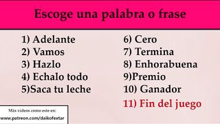 JOI interactivo ¿Tienes suerte? - Azar Edging y Denied - ¡Video completo!
