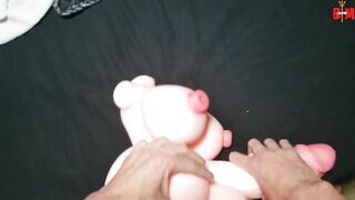 I fuck her pussy, ass, nipples, an her cock! First time fucking my new Futanari sexdoll from MRLSexd