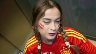 Spanish PAWG Takes Brutal Anal DP in Parking Lot After Football Game - Hardcore Threesome!