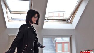 German Scout - Big Dick Anal Casting for Small Tits Nerd Teen Sara Bell
