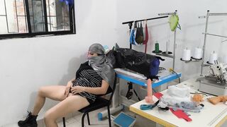 My big vagina enjoys a delicious masturbation at my workplace