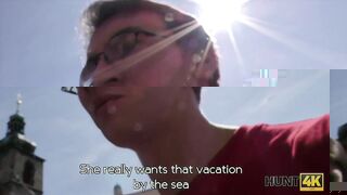 Nerdy Cuckold Watches Girlfriend Fucked By Muscular Stranger