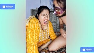 Desi Indian Bhabhi Fuck With Neighbour Boy Ass Pussy with BBC