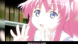 Huge Titted Hentai Girl Lost Her Virginity With Creampie